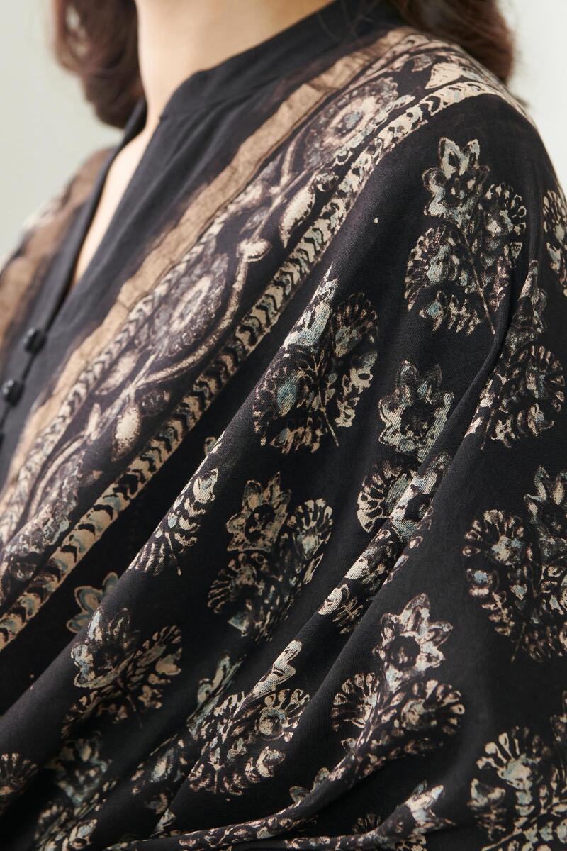 Nasrine Mehnaz Ajrak Chanderi Dupatta - Image 2