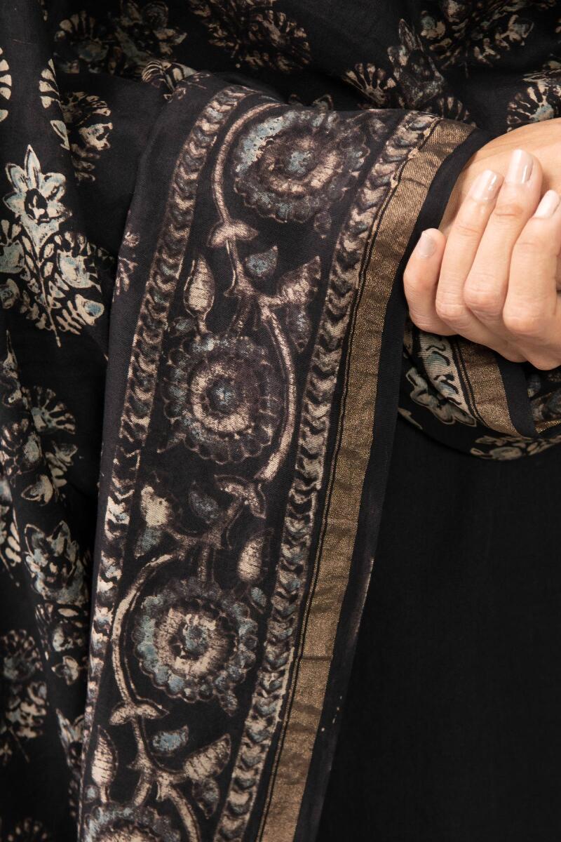 Nasrine Mehnaz Ajrak Chanderi Dupatta - Image 6