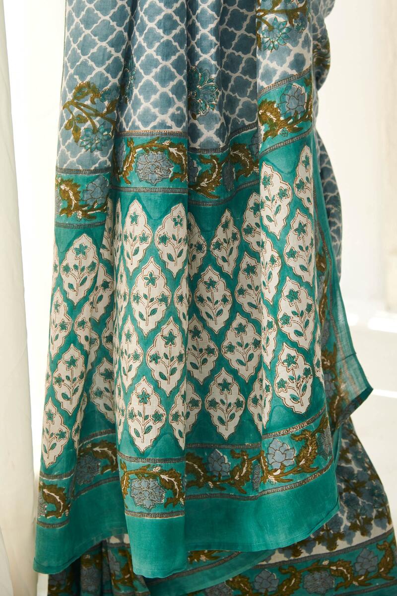 Nasrine Mehnaz Sanganeri Saree - Image 5
