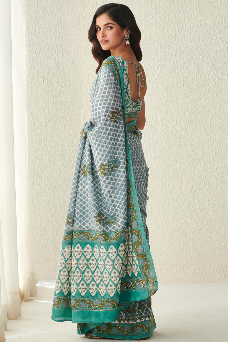 Nasrine Mehnaz Sanganeri Saree - Image 6