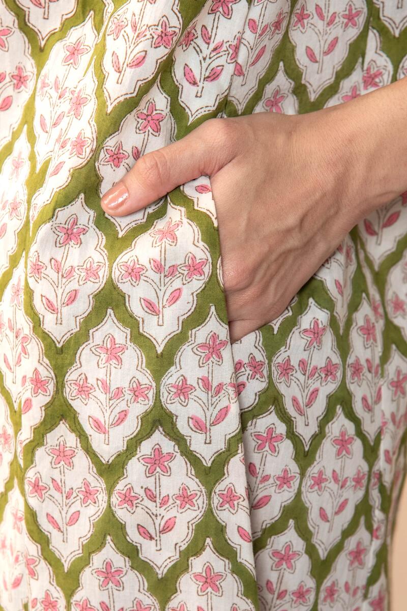 Nasrine Mirza Sanganeri Kaftan - Image 5