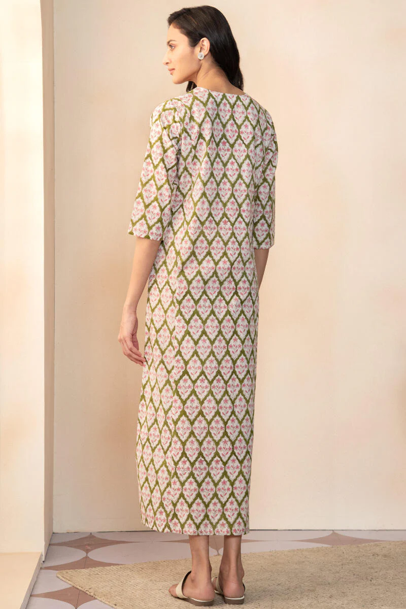 Nasrine Mirza Sanganeri Kaftan - Image 6