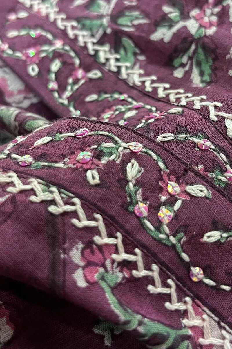 Nasrine Nadia Sanganeri Kurta - Image 5