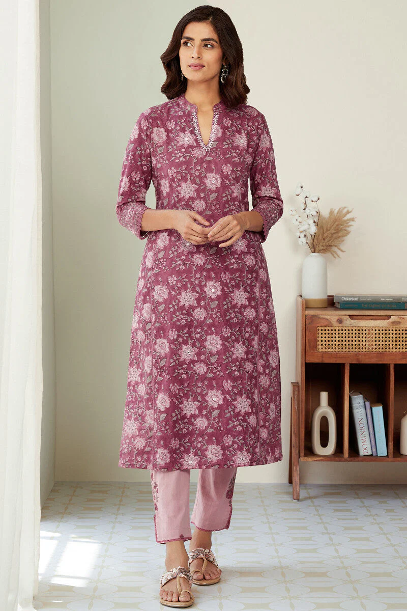 Nasrine Nadia Sanganeri Kurta - Image 2