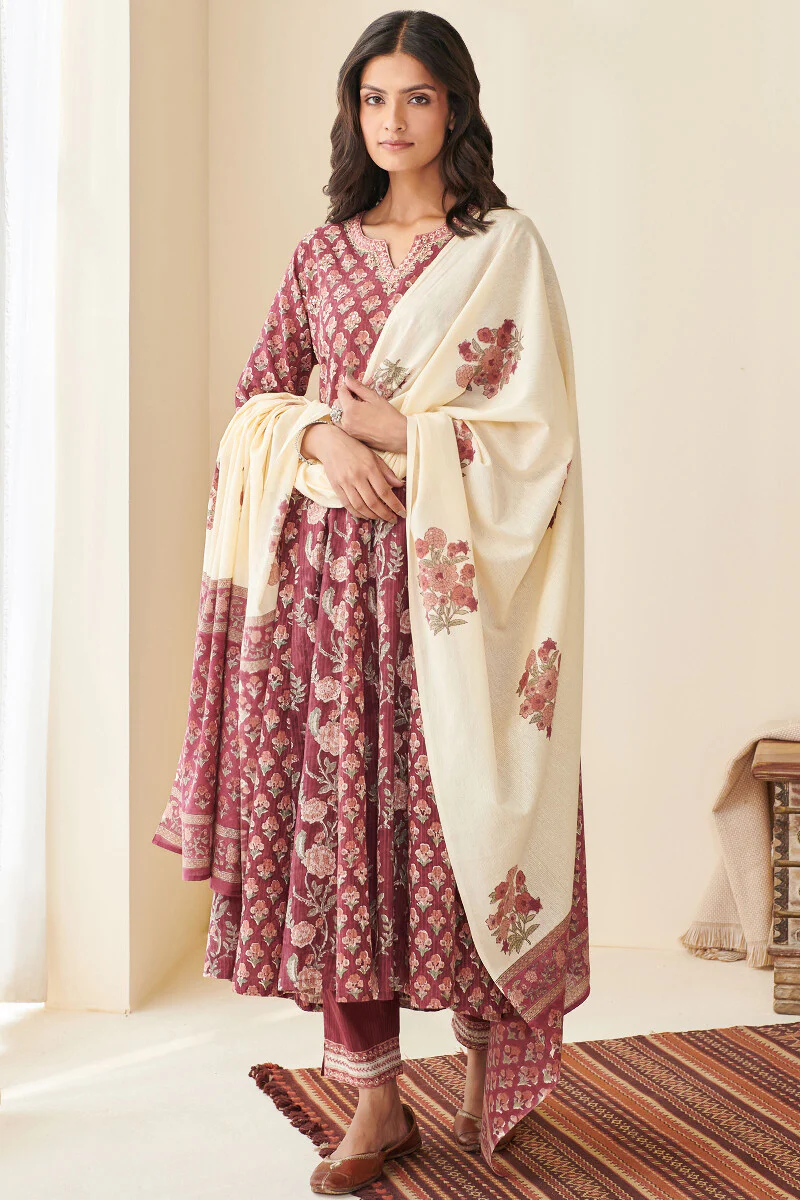 Nasrine Nahida Cotton Dobby Narrow Pants - Image 3