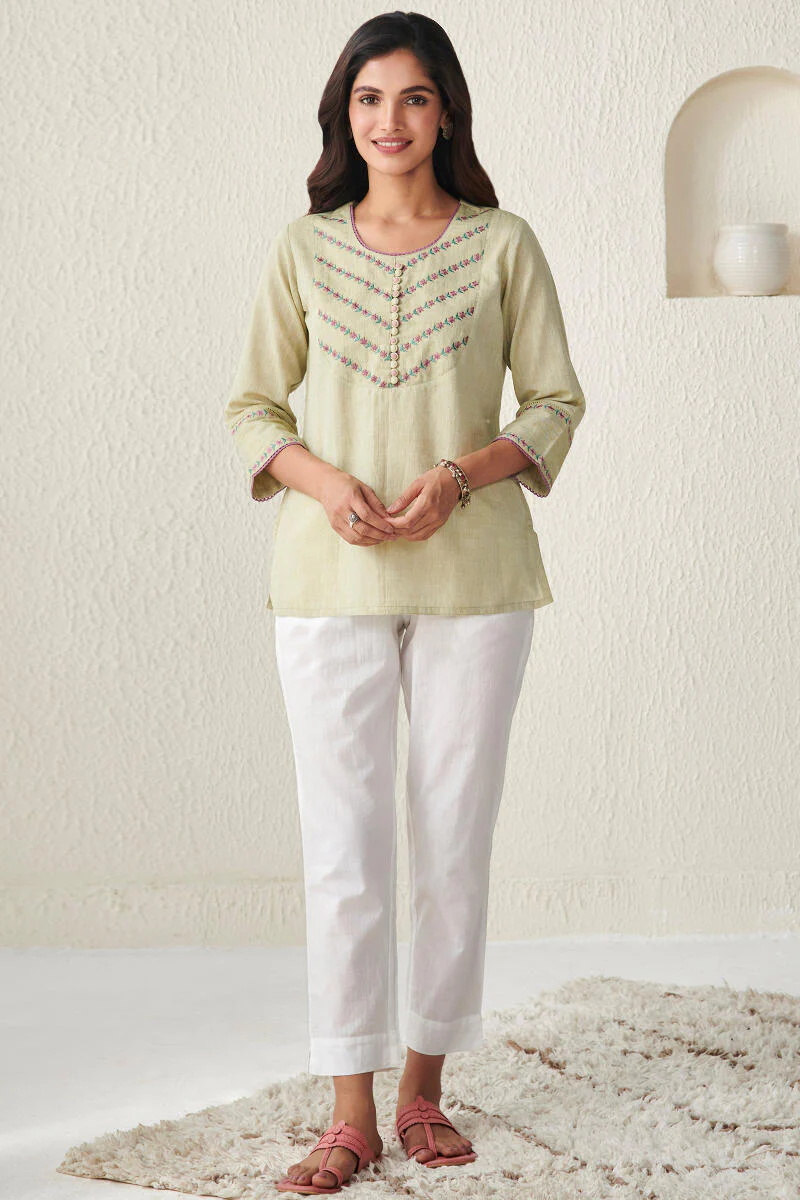 Nasrine Nida Handloom Top - Image 3
