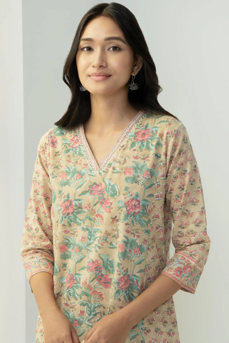 Nasrine Parveen Sanganeri Kaftan - Image 2