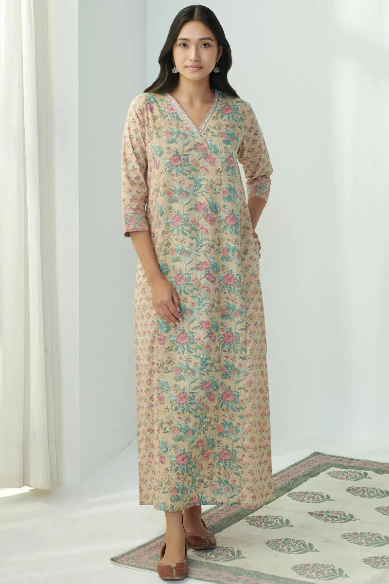 Nasrine Parveen Sanganeri Kaftan - Image 4