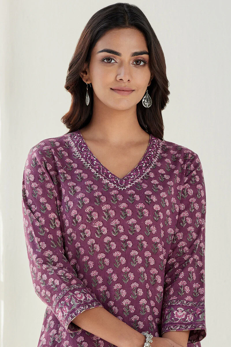 Nasrine Rabiah Sanganeri Kurta