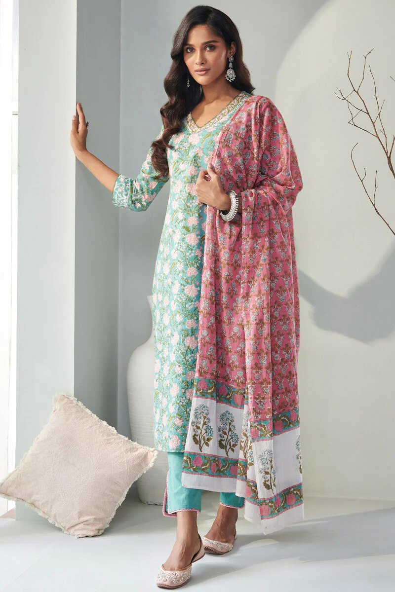 Nasrine Rabiya Sanganeri Kurta - Image 4