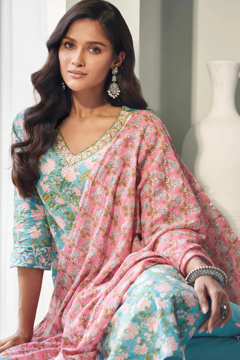 Nasrine Rabiya Sanganeri Kurta - Image 7
