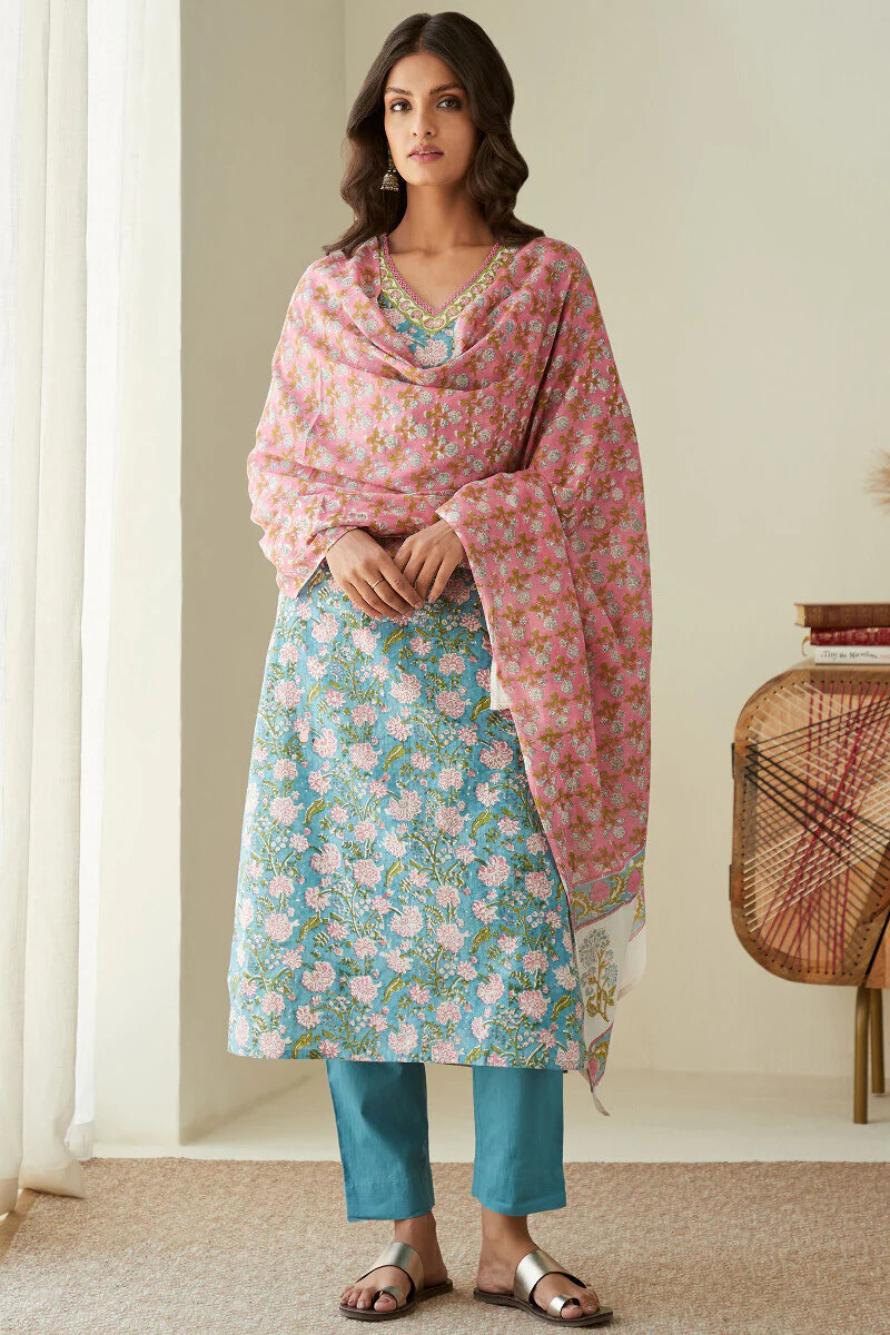 Nasrine Rabiya Sanganeri Kurta - Image 4