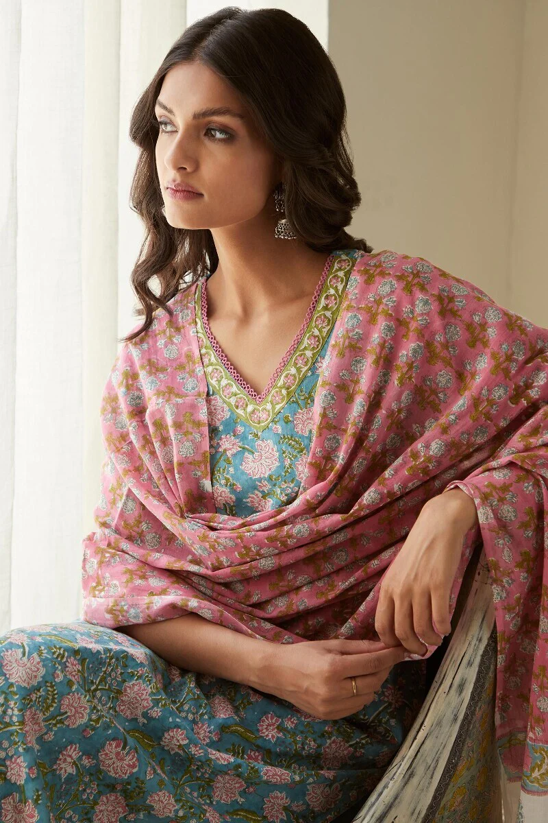 Nasrine Rabiya Sanganeri Kurta - Image 7