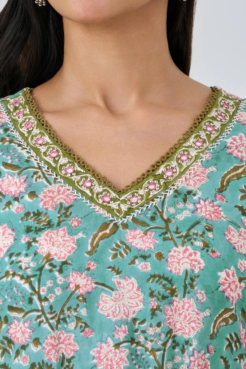 Nasrine Rabiya Sanganeri Kurta - Image 4