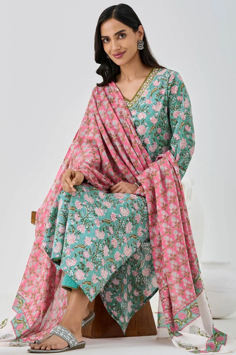 Surplus: Nasrine Rabiya Sanganeri Kurta - Image 7