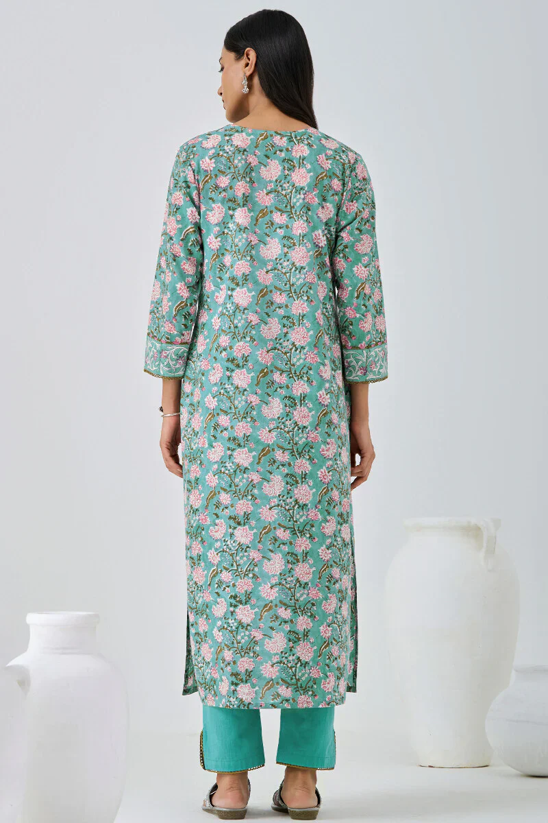 Surplus: Nasrine Rabiya Sanganeri Kurta - Image 9