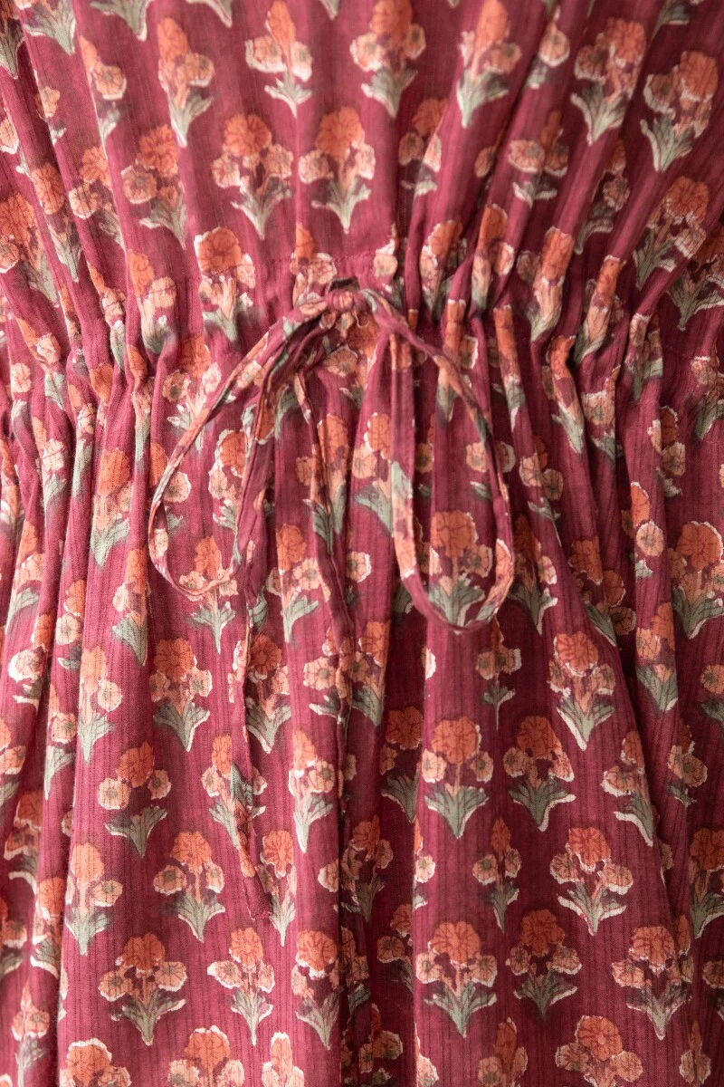 Nasrine Raisa Sanganeri Kaftan - Image 5