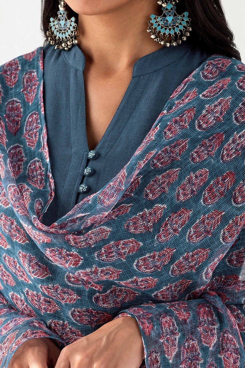 Nasrine Rehmat Sanganeri Kota Dupatta - Image 2