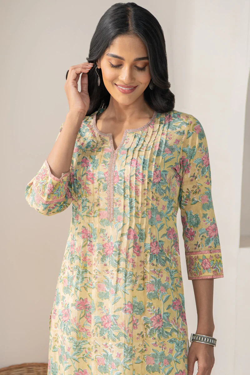 Nasrine Safeena Sanganeri Kurta - Image 4