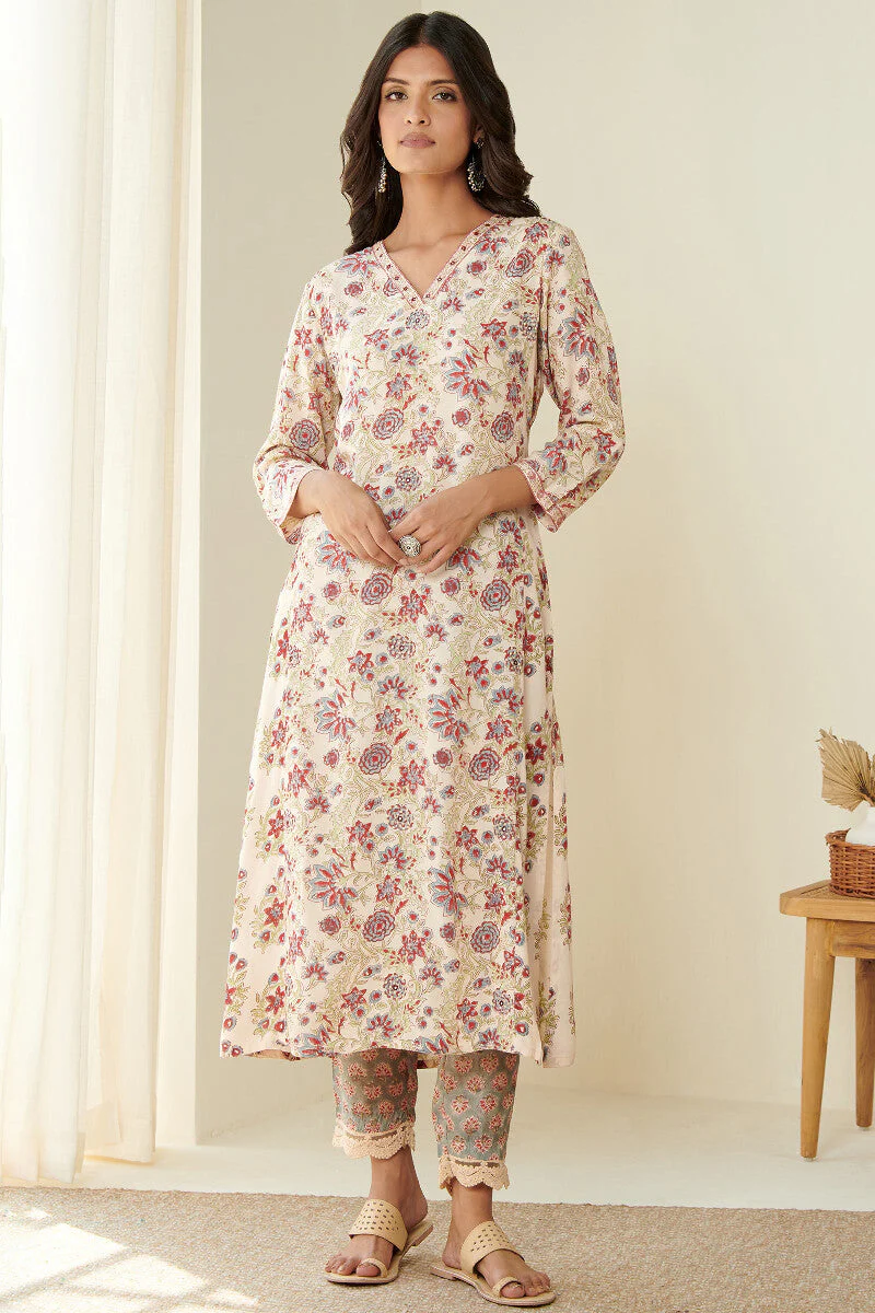 Nasrine Shehnaz Modal Kurta - Image 2