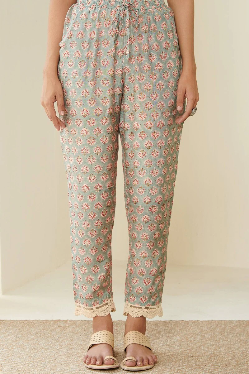 Nasrine Shehnaz Modal Narrow Pants