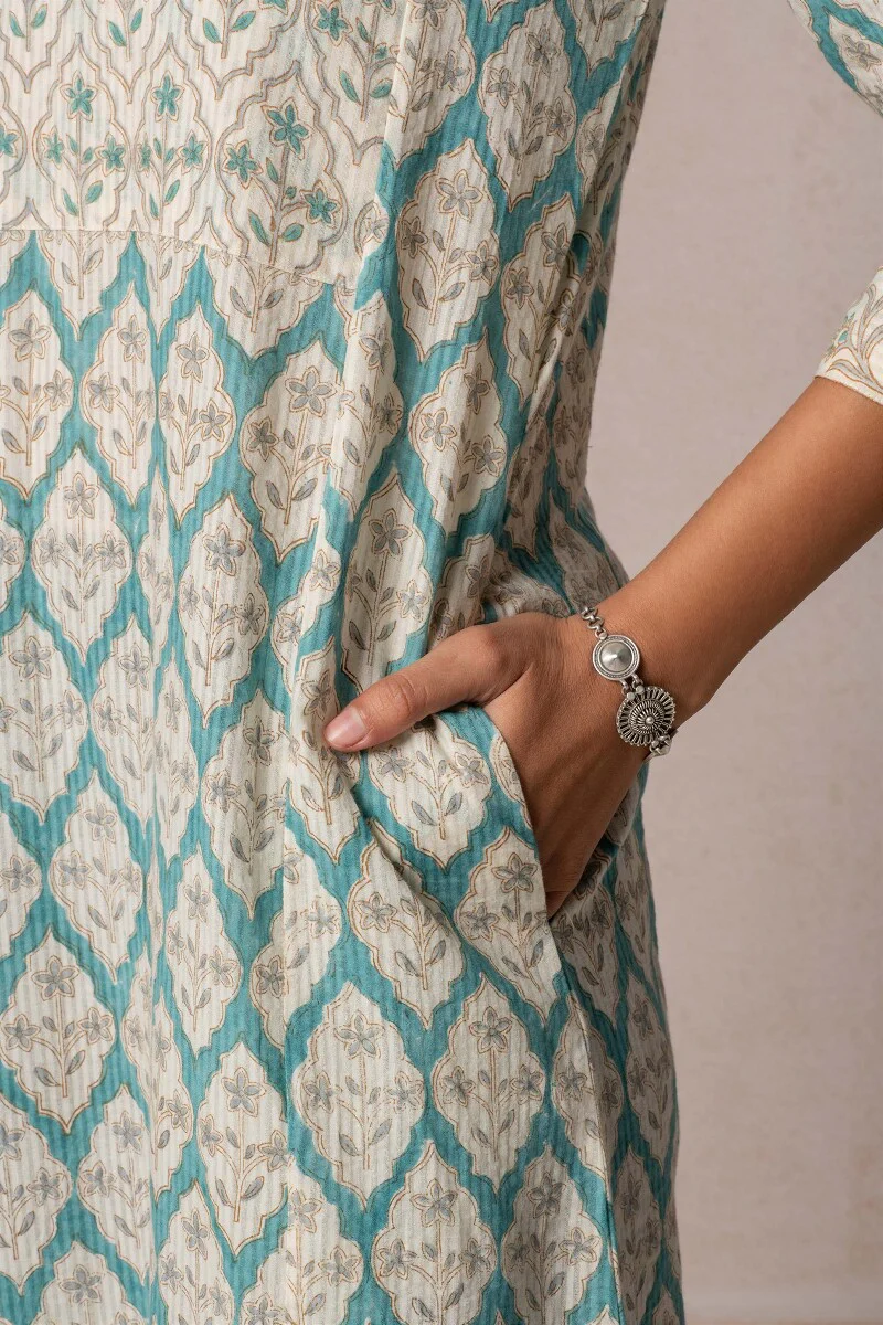 Nasrine Simar Sanganeri Kaftan - Image 6
