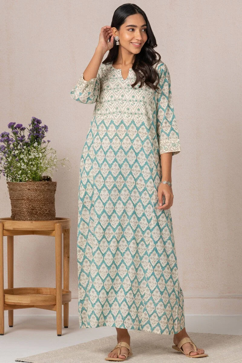 Nasrine Simar Sanganeri Kaftan - Image 3