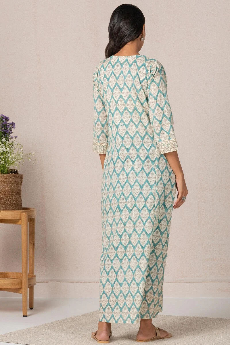 Nasrine Simar Sanganeri Kaftan - Image 7