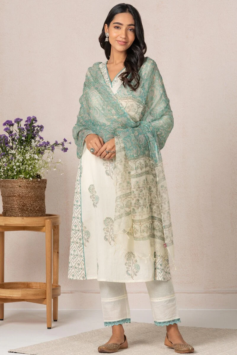 Nasrine Simar Sanganeri Narrow Pants - Image 3