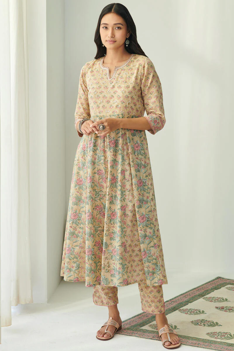 Nasrine Yasmine Sanganeri Kurta - Image 2