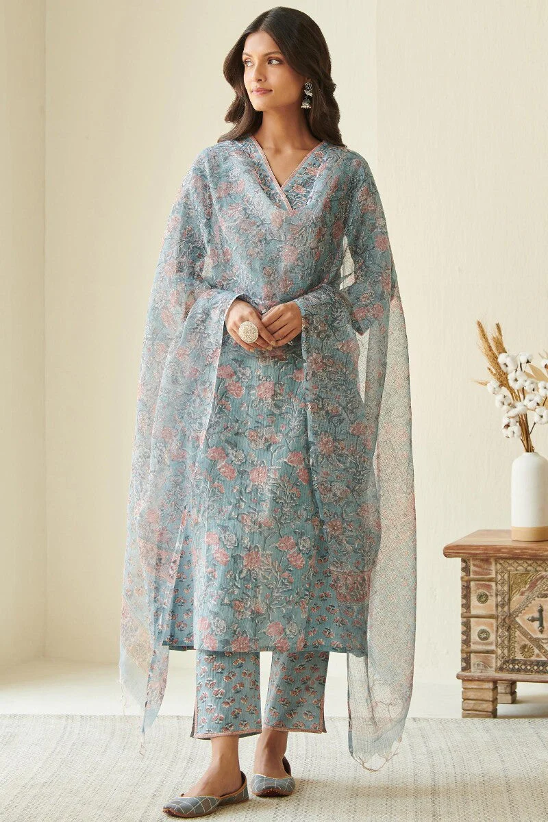 Nasrine Zarina Sanganeri Kota Dupatta - Image 3