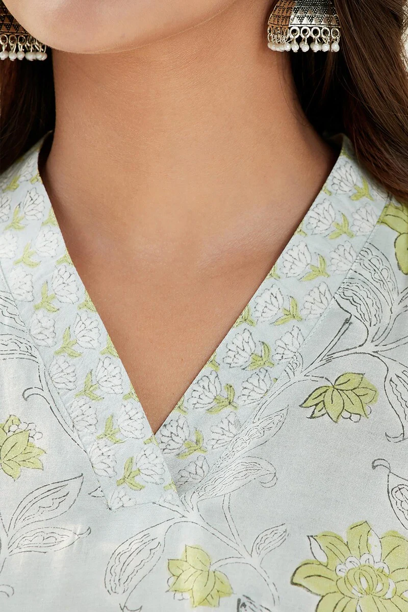 Nasrine Zeenat Sanganeri Kurta - Image 2