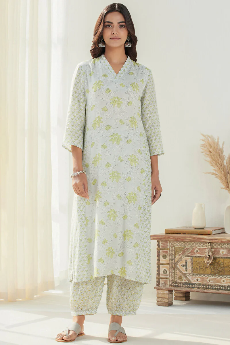 Nasrine Zeenat Sanganeri Kurta - Image 3