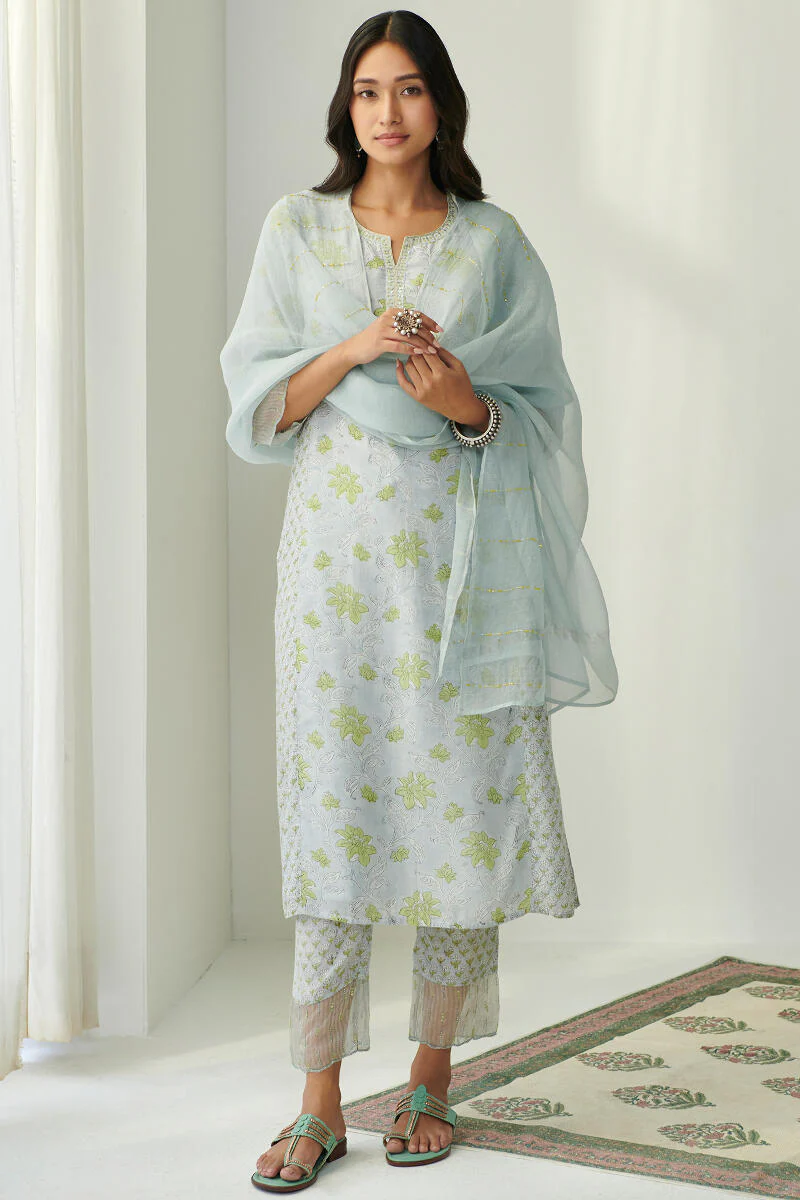 Nasrine Zeenat Sanganeri Narrow Pants - Image 3