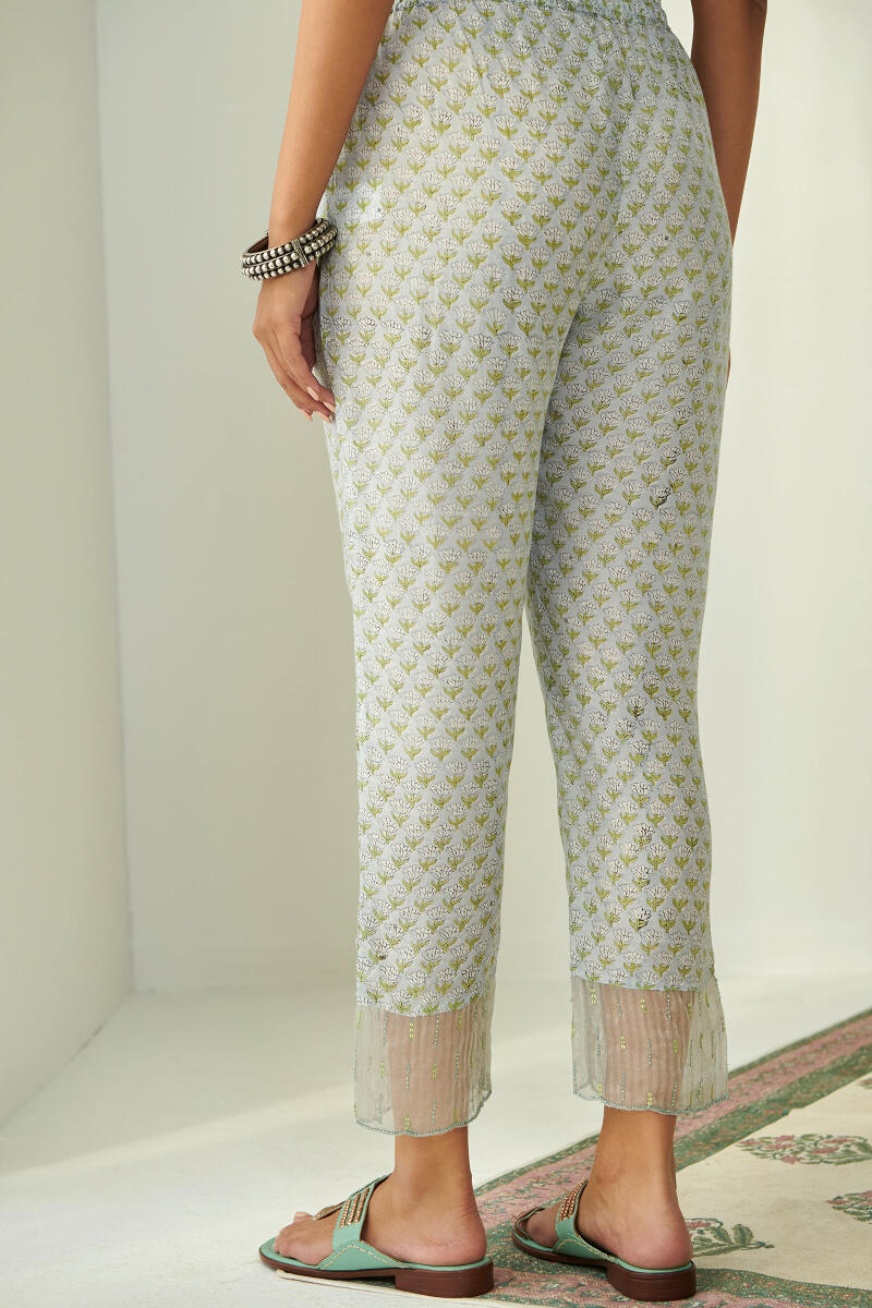 Nasrine Zeenat Sanganeri Narrow Pants - Image 4