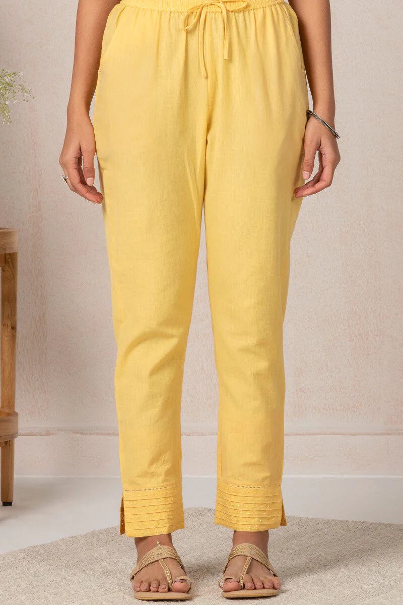 Nasrine Zohra Handloom Narrow Pants