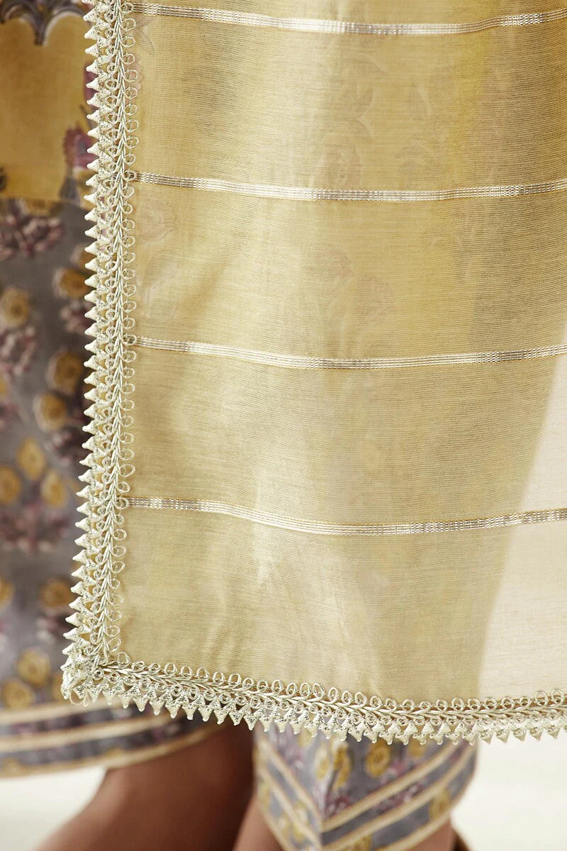 Nasrine Zubeda Cotton Silk Dupatta - Image 5
