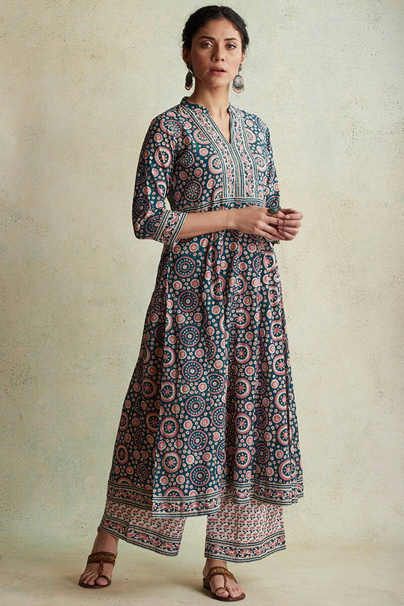 Nausheen Mahin Block Printed Kurta - Image 3