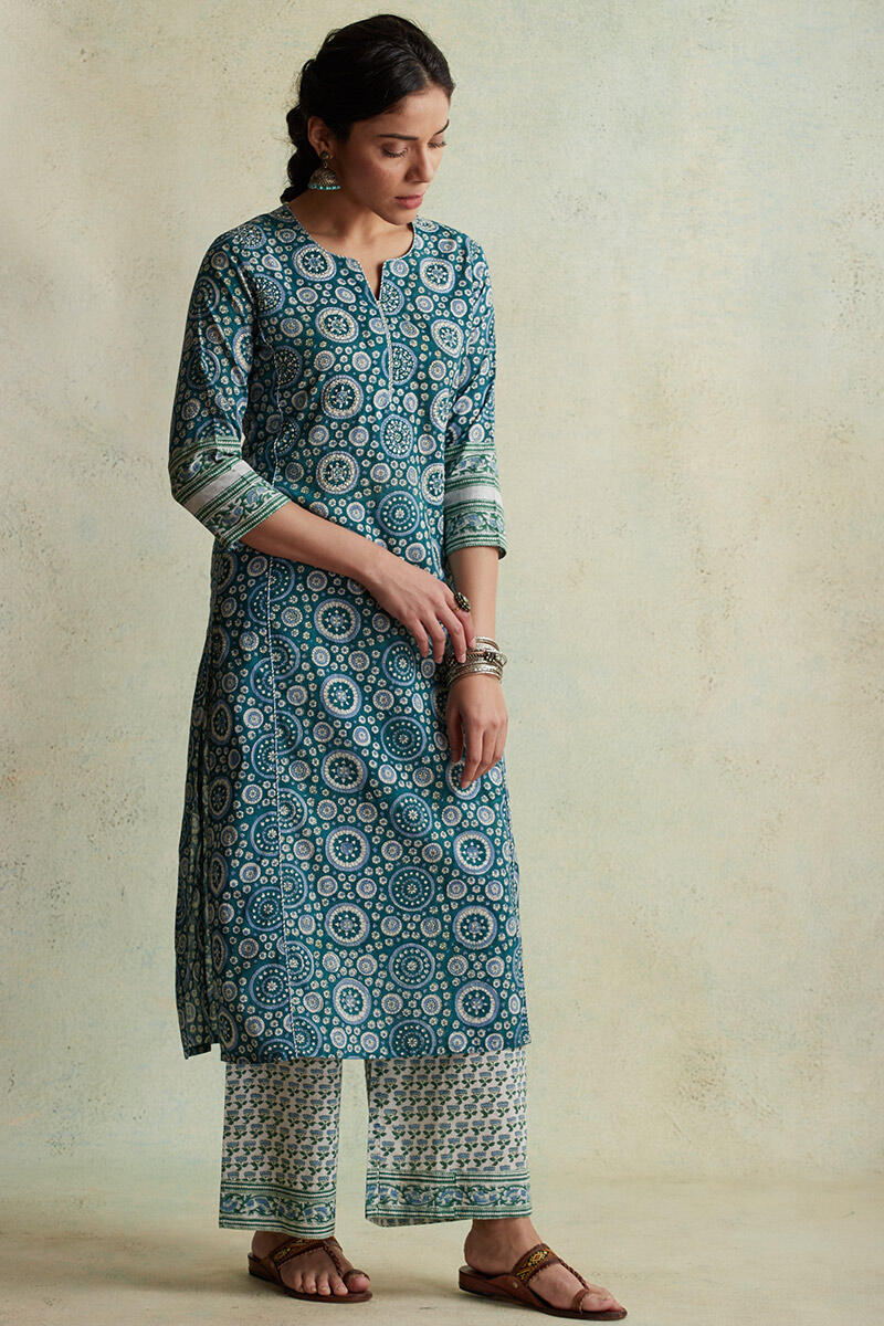 Nausheen Ruhani Block Printed Kurta - Image 3