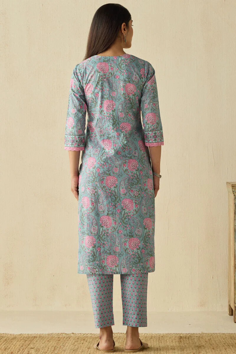 Surplus: Nazm Jia Sanganeri Kurta - Image 8