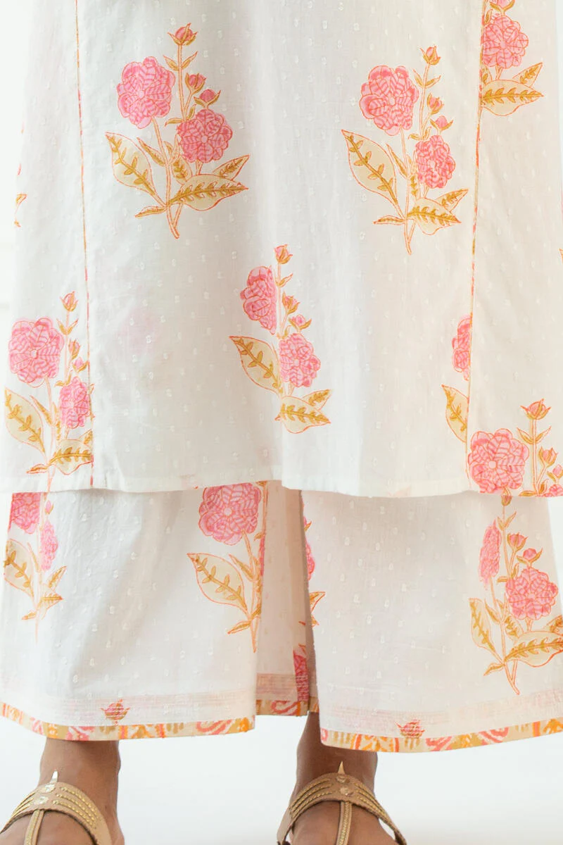 Nazm Jiya Block Printed Kurta - Image 7