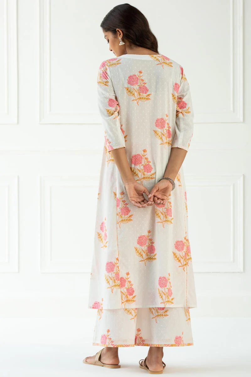 Nazm Jiya Block Printed Kurta - Image 8