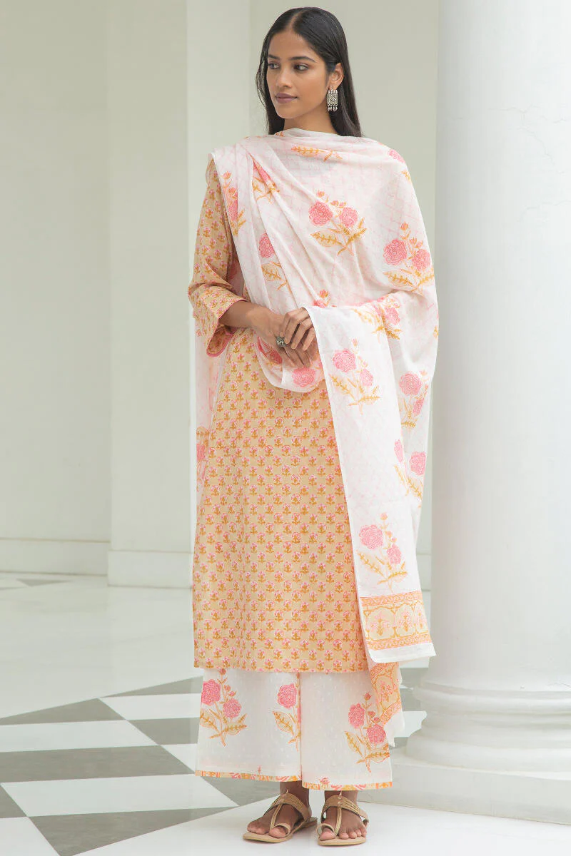Nazm Nahida Block Printed Dupatta - Image 5