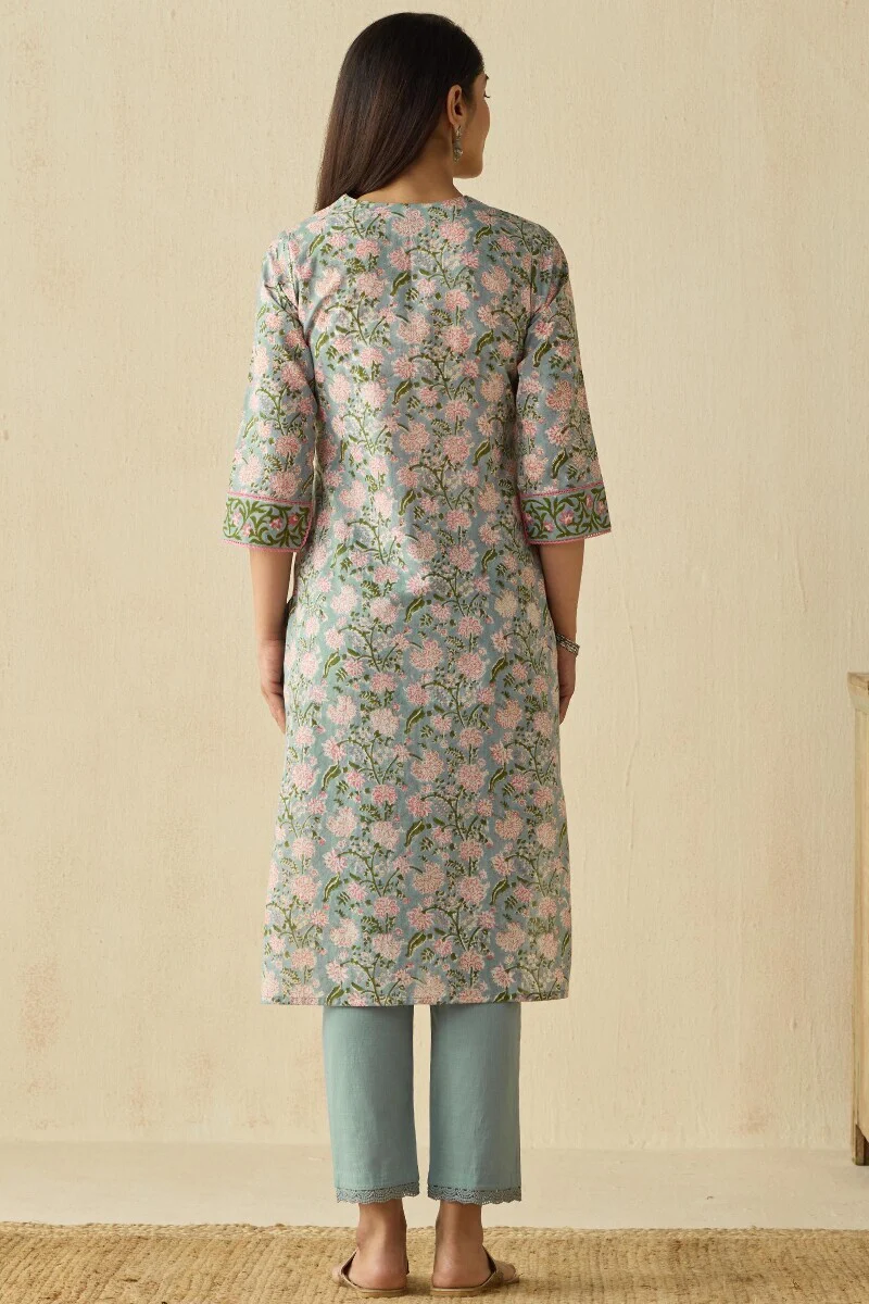 Nazm Rehmat Sanganeri Kurta - Image 8