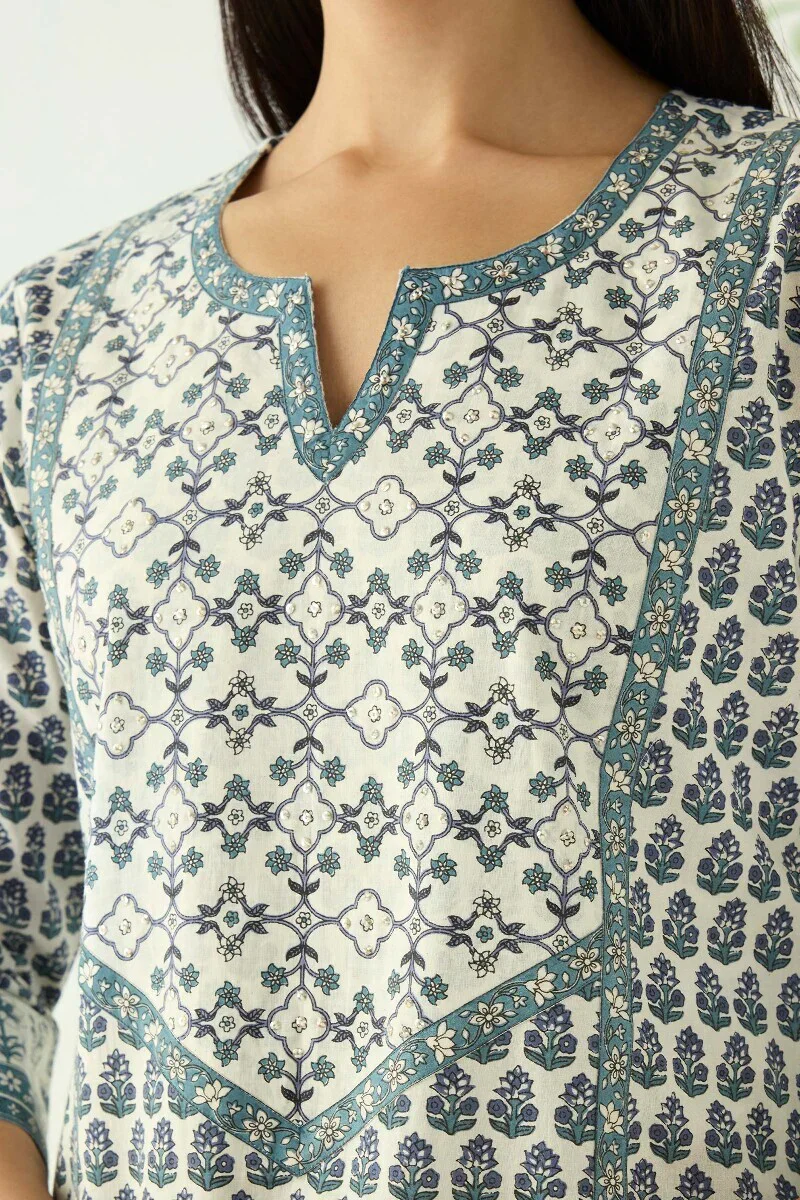 Surplus: Nazm Saira Sanganeri Kurta - Image 5