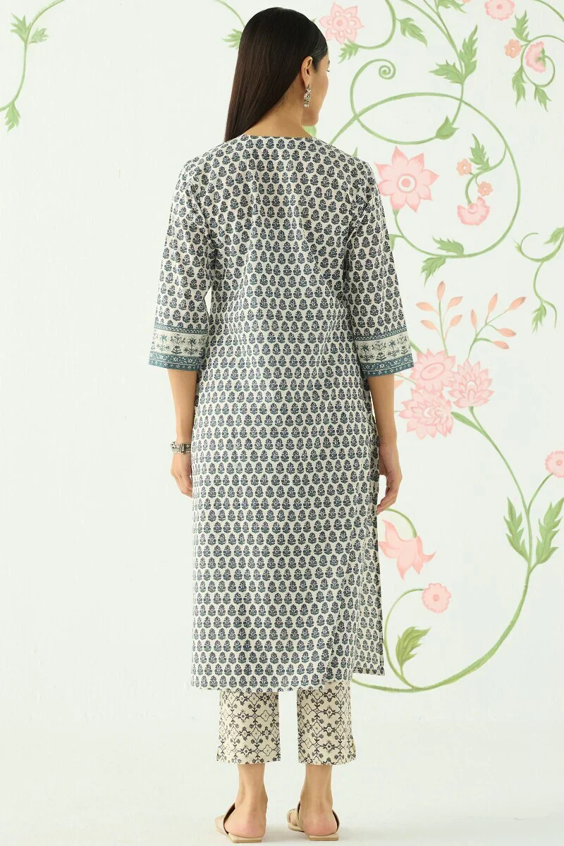 Surplus: Nazm Saira Sanganeri Kurta - Image 8