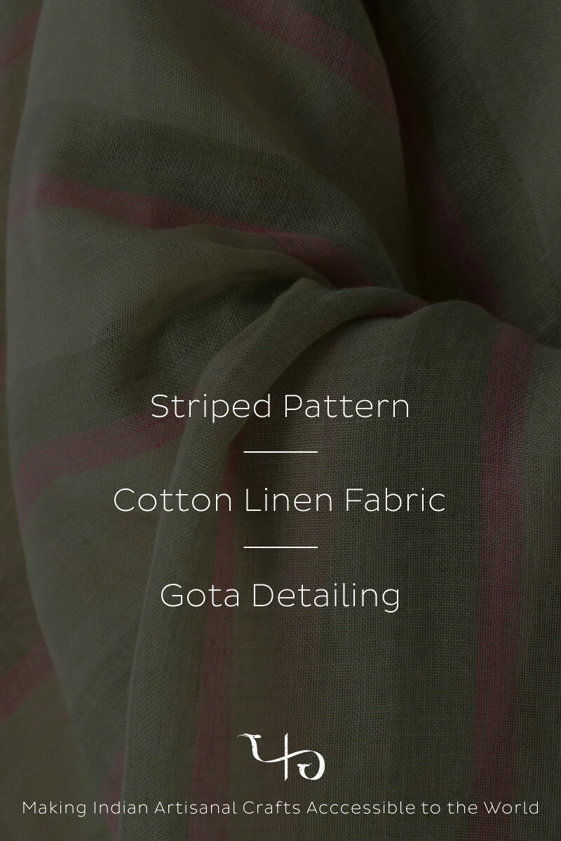 Nazm Shirin Linen Dupatta - Image 5