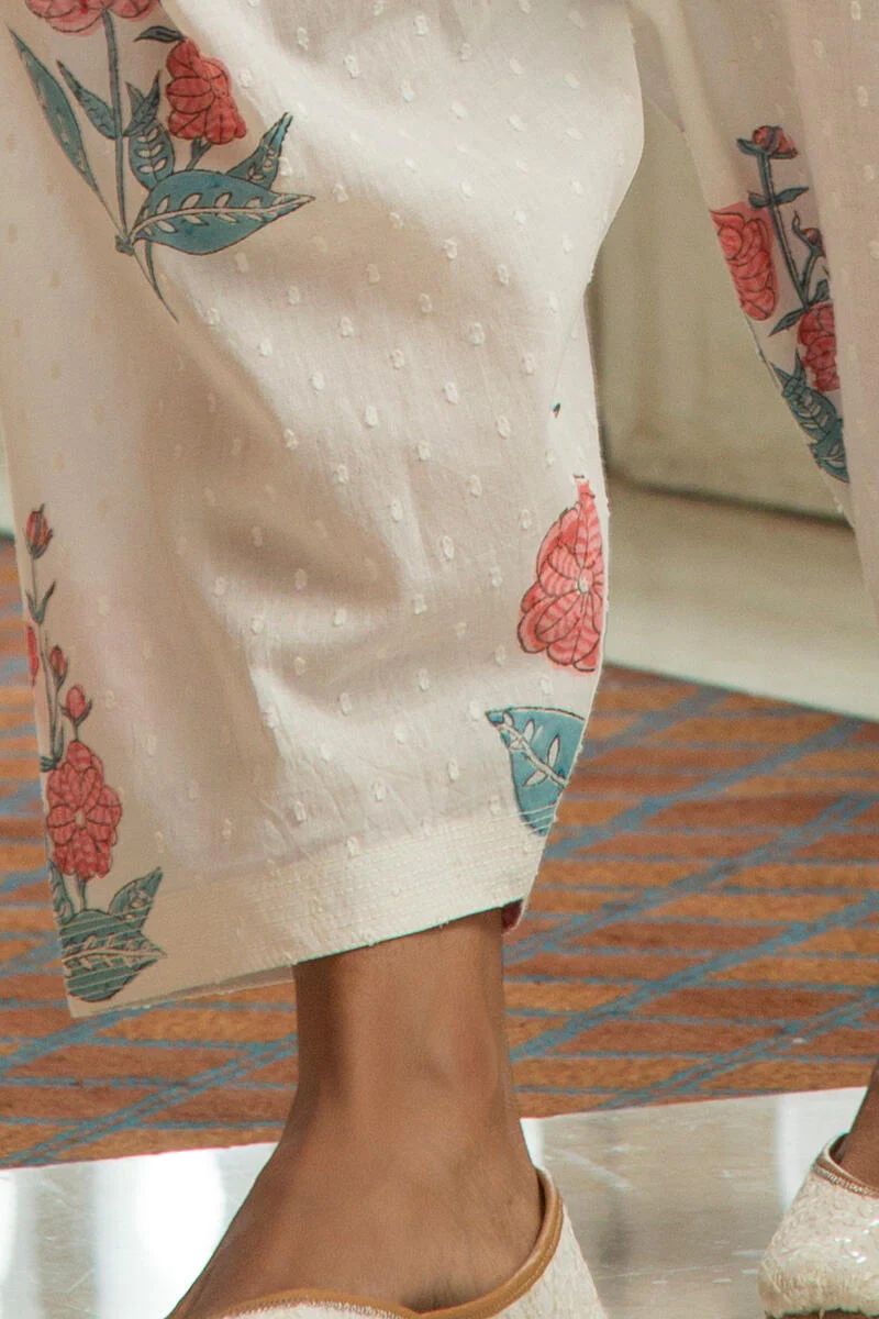 Nazm Suhana Block Printed Salwar - Image 4