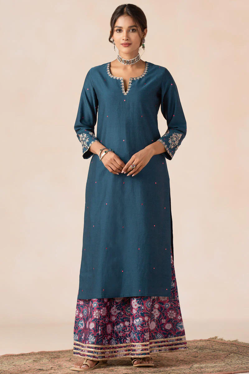 Nazma Rozinah Chanderi Kurta - Image 3
