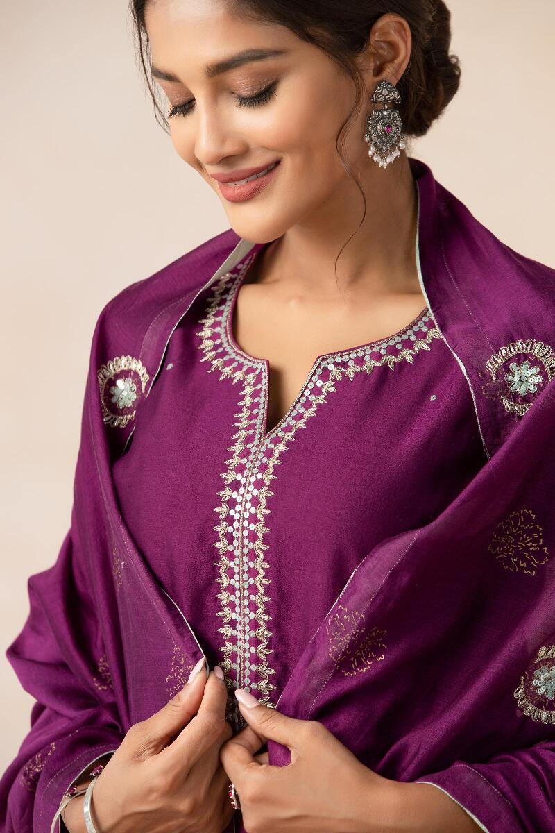 Nazma Shaheen Chanderi Dupatta - Image 2